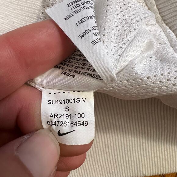 Nike Jacket Men Small Windrunner Hooded Windbreaker Gray White Raglan AR2191-100 - Picture 6 of 9